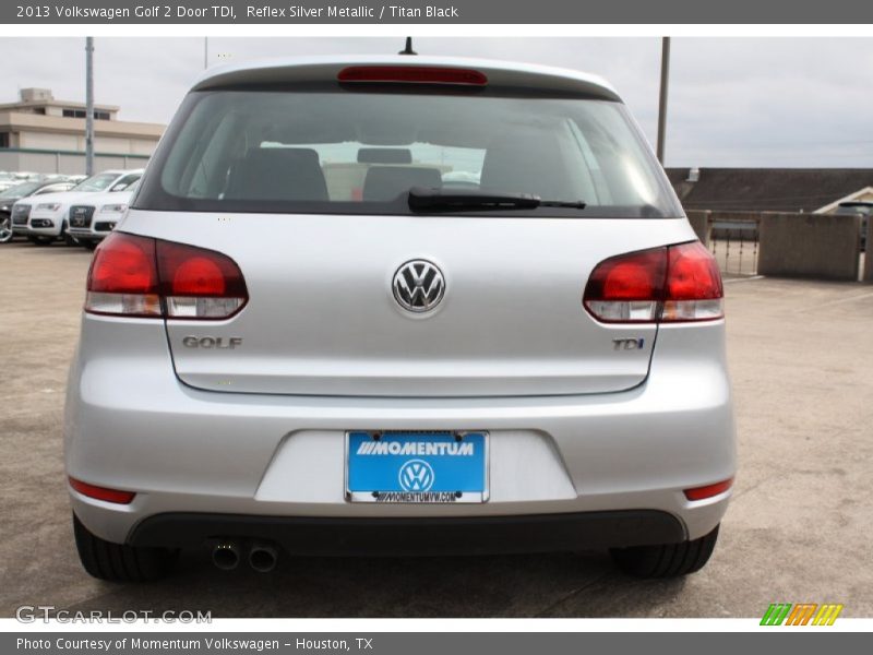 Reflex Silver Metallic / Titan Black 2013 Volkswagen Golf 2 Door TDI