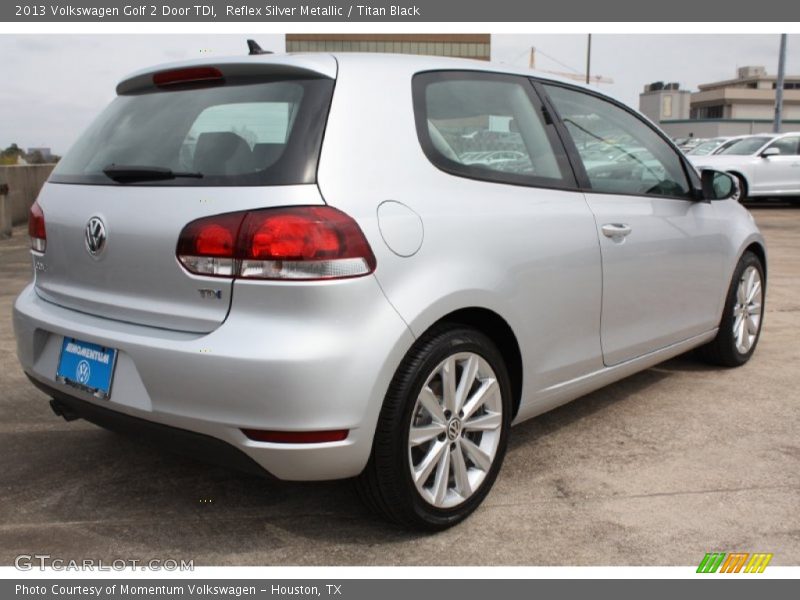 Reflex Silver Metallic / Titan Black 2013 Volkswagen Golf 2 Door TDI