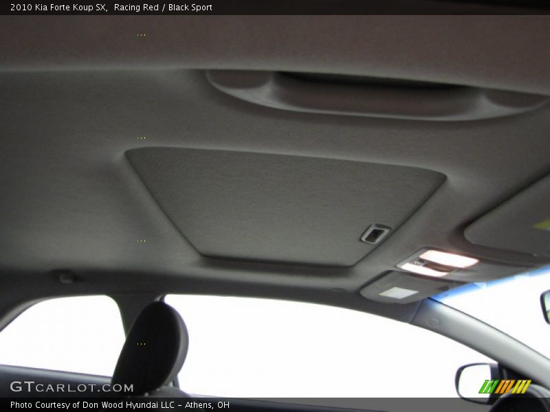 Racing Red / Black Sport 2010 Kia Forte Koup SX