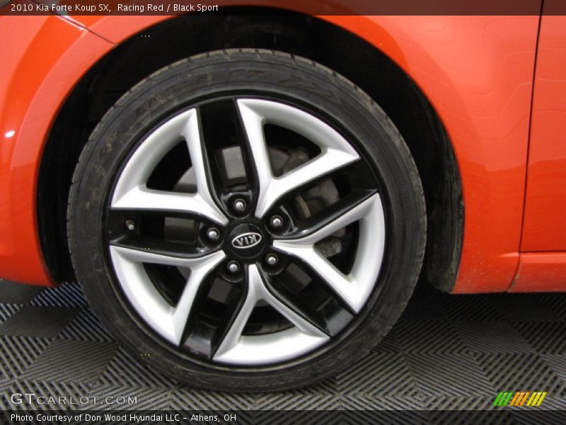 Racing Red / Black Sport 2010 Kia Forte Koup SX