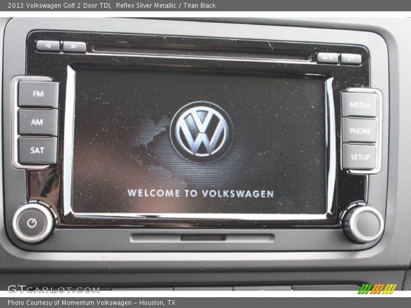 Reflex Silver Metallic / Titan Black 2013 Volkswagen Golf 2 Door TDI