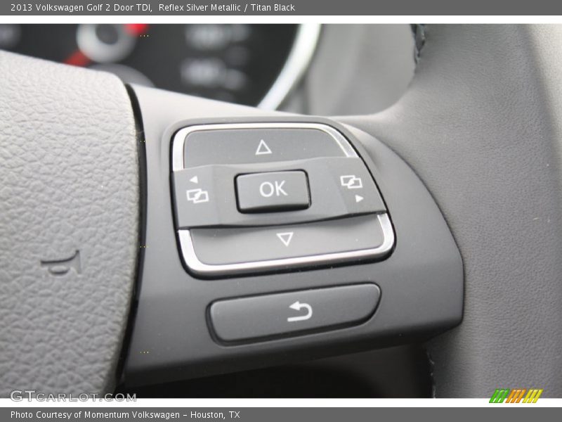 Reflex Silver Metallic / Titan Black 2013 Volkswagen Golf 2 Door TDI
