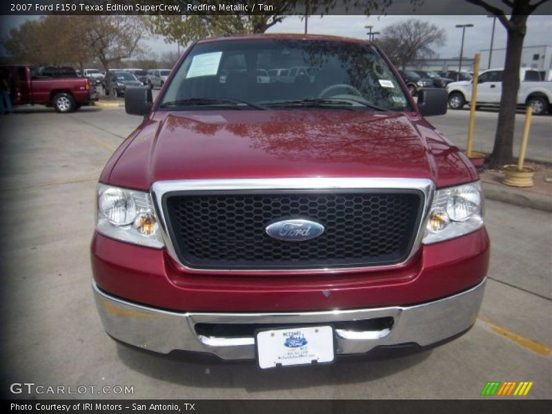 Redfire Metallic / Tan 2007 Ford F150 Texas Edition SuperCrew
