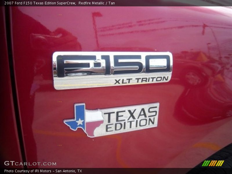 Redfire Metallic / Tan 2007 Ford F150 Texas Edition SuperCrew