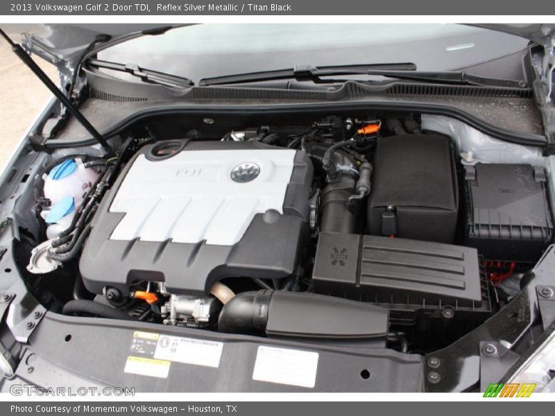 Reflex Silver Metallic / Titan Black 2013 Volkswagen Golf 2 Door TDI