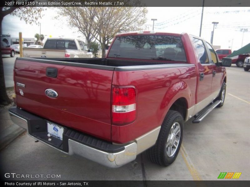 Redfire Metallic / Tan 2007 Ford F150 Texas Edition SuperCrew