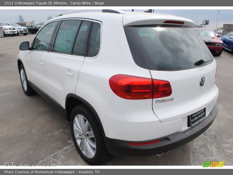 Candy White / Beige 2013 Volkswagen Tiguan SE 4Motion