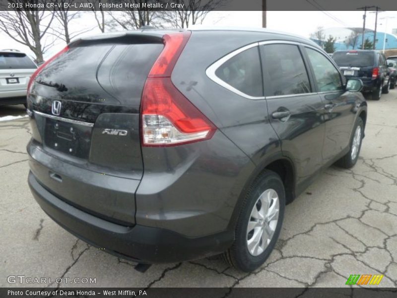 Polished Metal Metallic / Gray 2013 Honda CR-V EX-L AWD