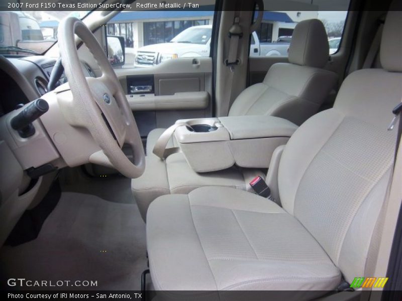 Redfire Metallic / Tan 2007 Ford F150 Texas Edition SuperCrew