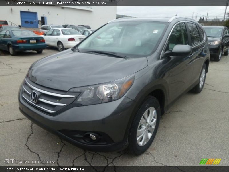 Polished Metal Metallic / Gray 2013 Honda CR-V EX-L AWD