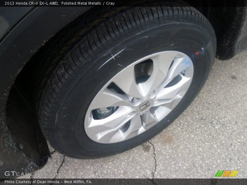 Polished Metal Metallic / Gray 2013 Honda CR-V EX-L AWD