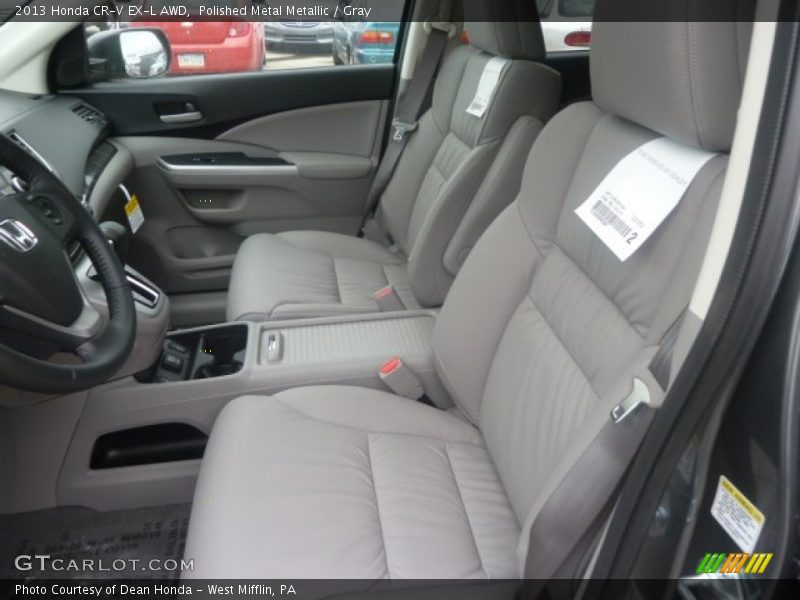 Polished Metal Metallic / Gray 2013 Honda CR-V EX-L AWD