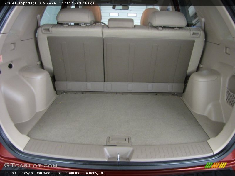  2009 Sportage EX V6 4x4 Trunk