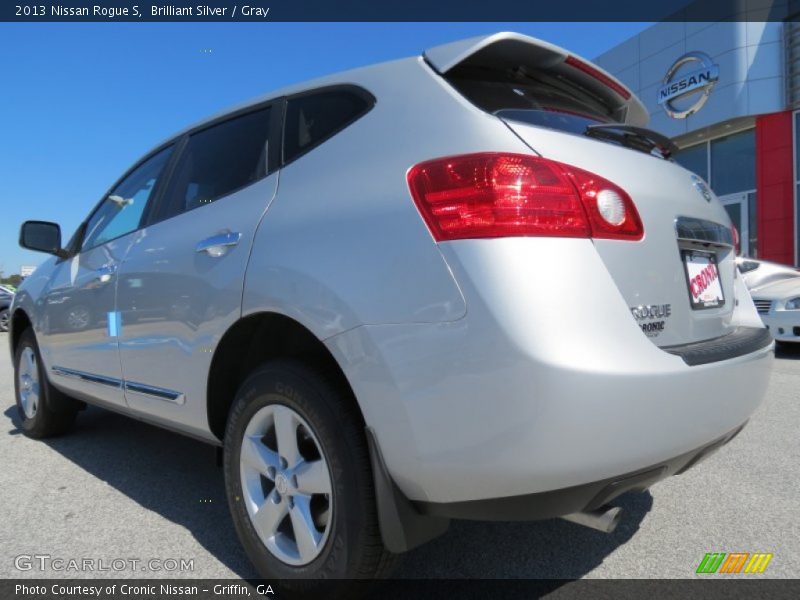Brilliant Silver / Gray 2013 Nissan Rogue S