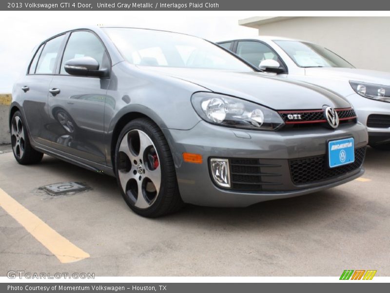 United Gray Metallic / Interlagos Plaid Cloth 2013 Volkswagen GTI 4 Door
