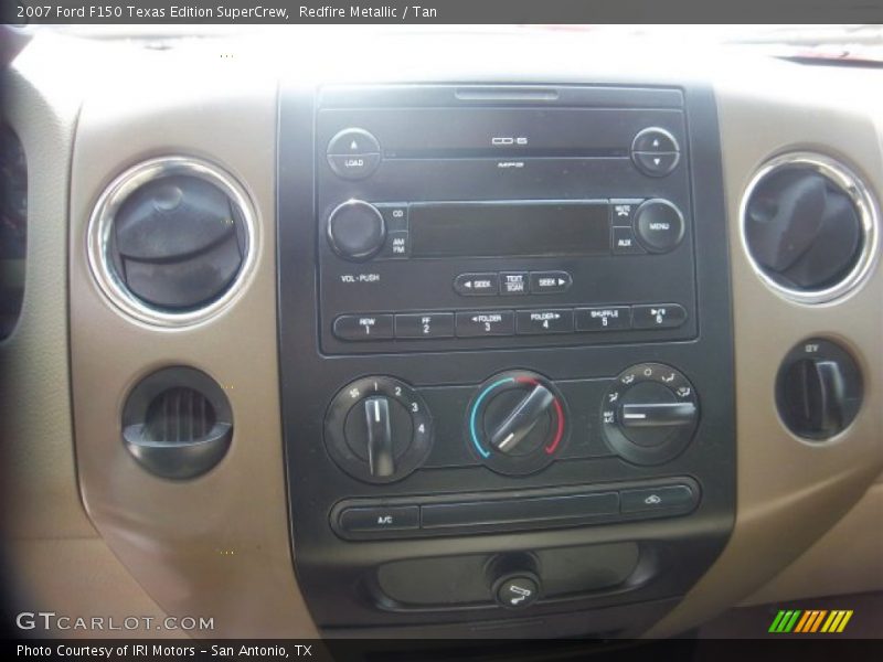 Redfire Metallic / Tan 2007 Ford F150 Texas Edition SuperCrew