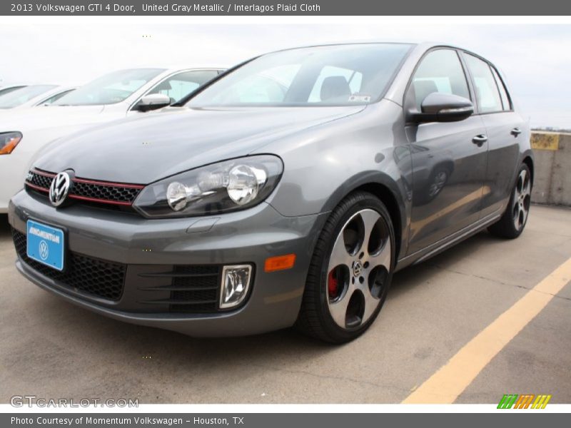 United Gray Metallic / Interlagos Plaid Cloth 2013 Volkswagen GTI 4 Door