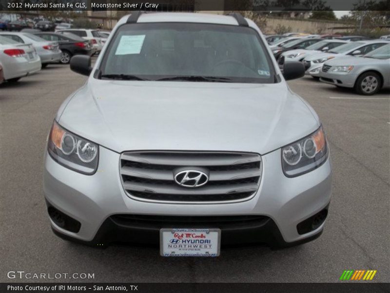 Moonstone Silver / Gray 2012 Hyundai Santa Fe GLS