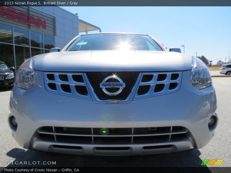 Brilliant Silver / Gray 2013 Nissan Rogue S