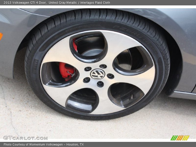 United Gray Metallic / Interlagos Plaid Cloth 2013 Volkswagen GTI 4 Door