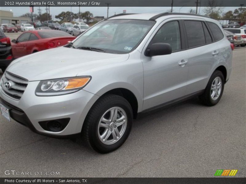 Moonstone Silver / Gray 2012 Hyundai Santa Fe GLS