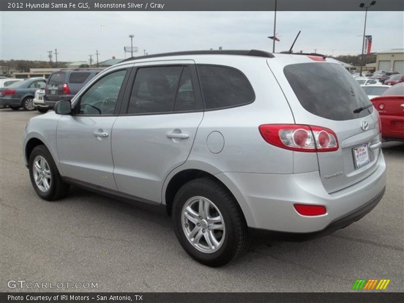 Moonstone Silver / Gray 2012 Hyundai Santa Fe GLS