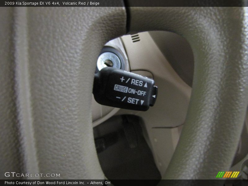 Volcanic Red / Beige 2009 Kia Sportage EX V6 4x4