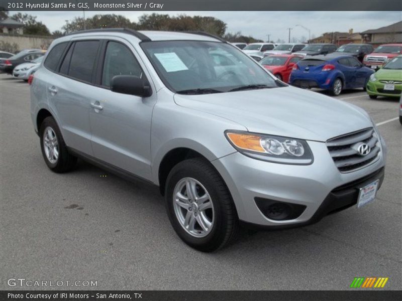 Moonstone Silver / Gray 2012 Hyundai Santa Fe GLS