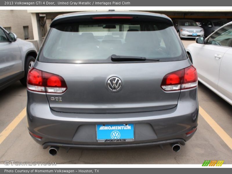 United Gray Metallic / Interlagos Plaid Cloth 2013 Volkswagen GTI 4 Door