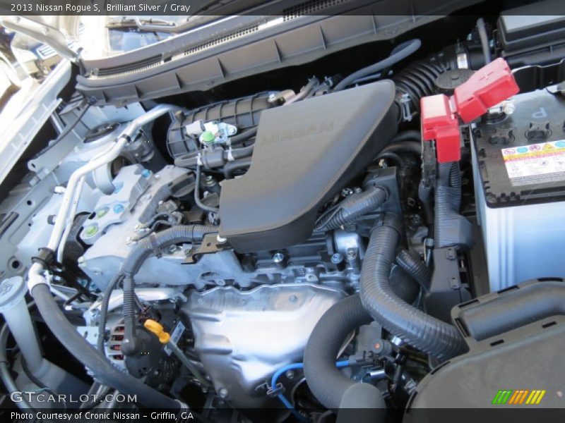 Brilliant Silver / Gray 2013 Nissan Rogue S