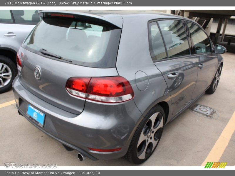 United Gray Metallic / Interlagos Plaid Cloth 2013 Volkswagen GTI 4 Door