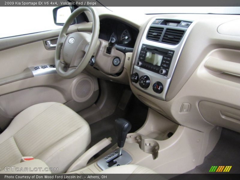 Dashboard of 2009 Sportage EX V6 4x4