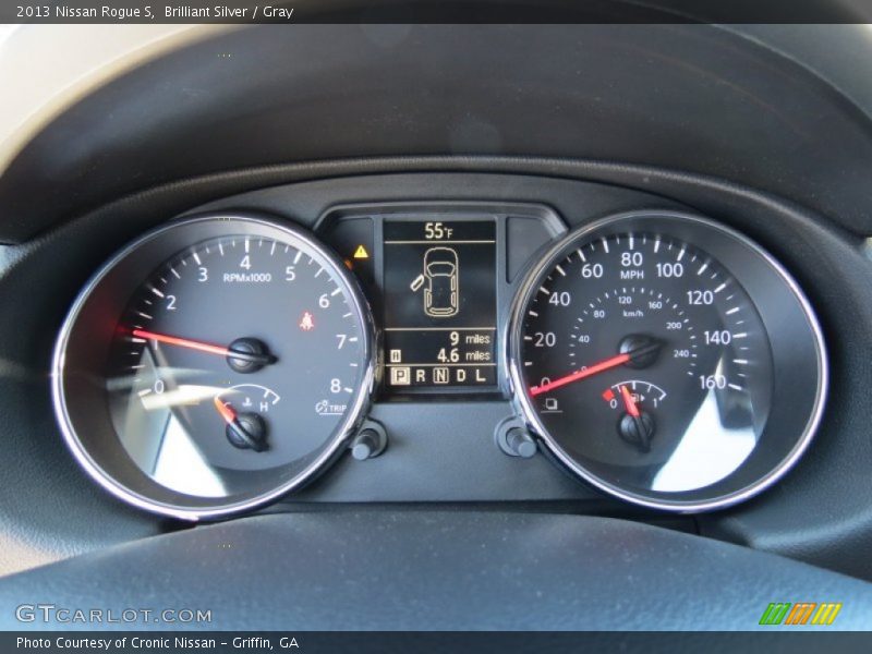Brilliant Silver / Gray 2013 Nissan Rogue S