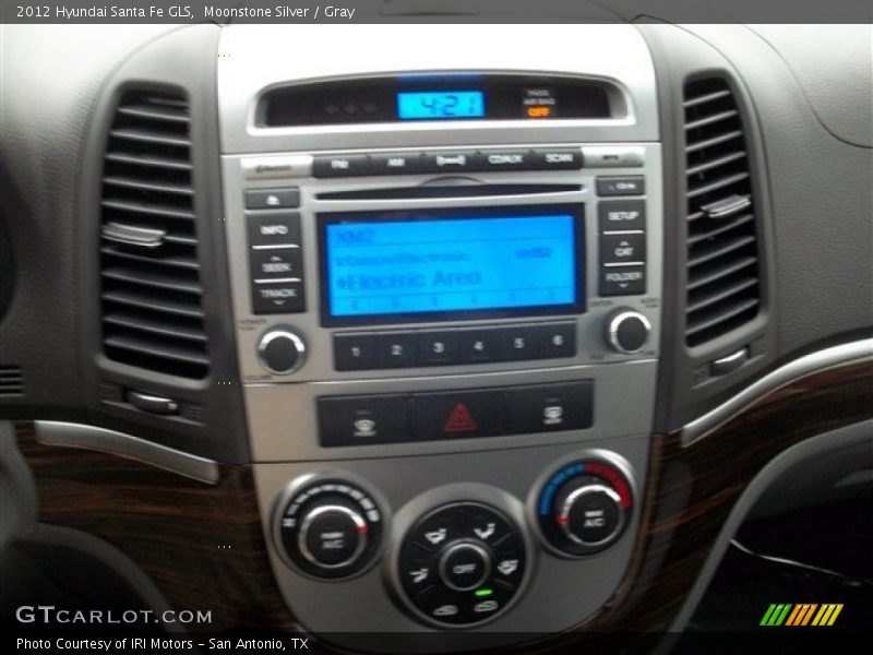 Moonstone Silver / Gray 2012 Hyundai Santa Fe GLS