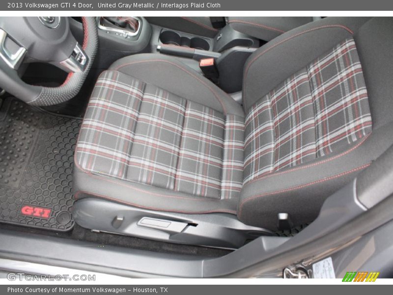United Gray Metallic / Interlagos Plaid Cloth 2013 Volkswagen GTI 4 Door