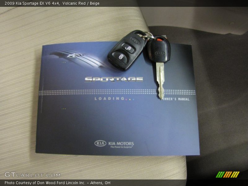 Keys of 2009 Sportage EX V6 4x4