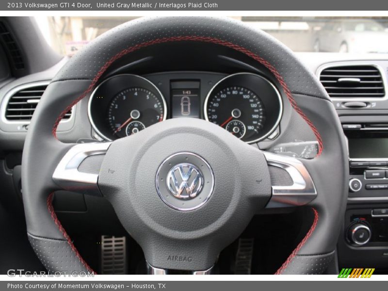 United Gray Metallic / Interlagos Plaid Cloth 2013 Volkswagen GTI 4 Door