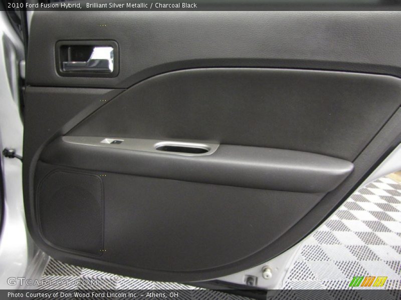 Brilliant Silver Metallic / Charcoal Black 2010 Ford Fusion Hybrid