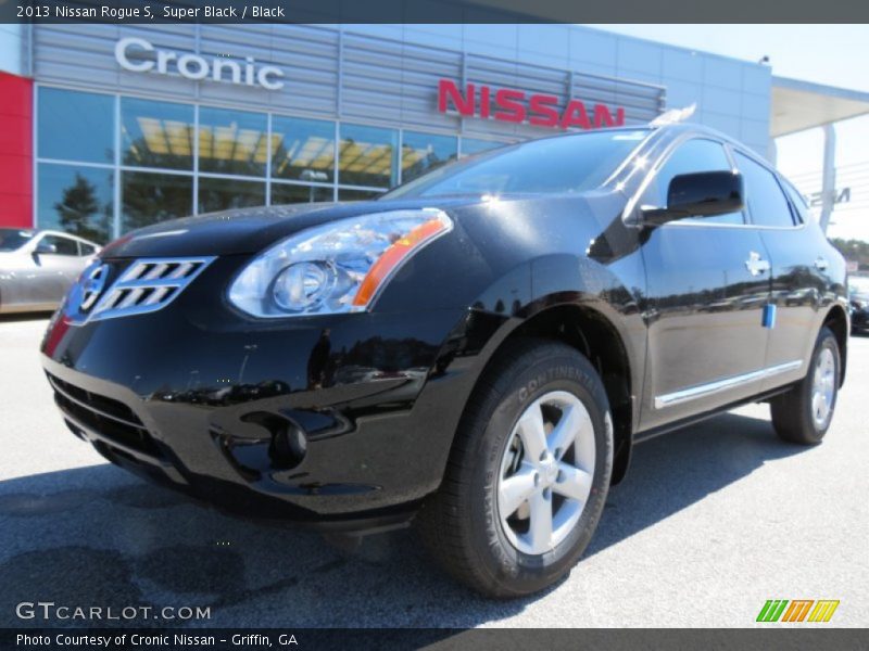 Super Black / Black 2013 Nissan Rogue S