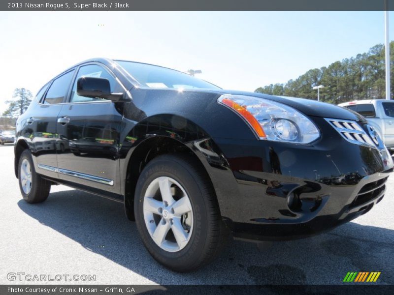 Super Black / Black 2013 Nissan Rogue S