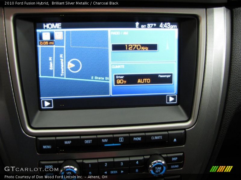 Navigation of 2010 Fusion Hybrid