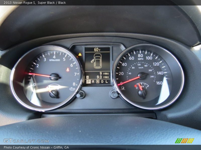 Super Black / Black 2013 Nissan Rogue S