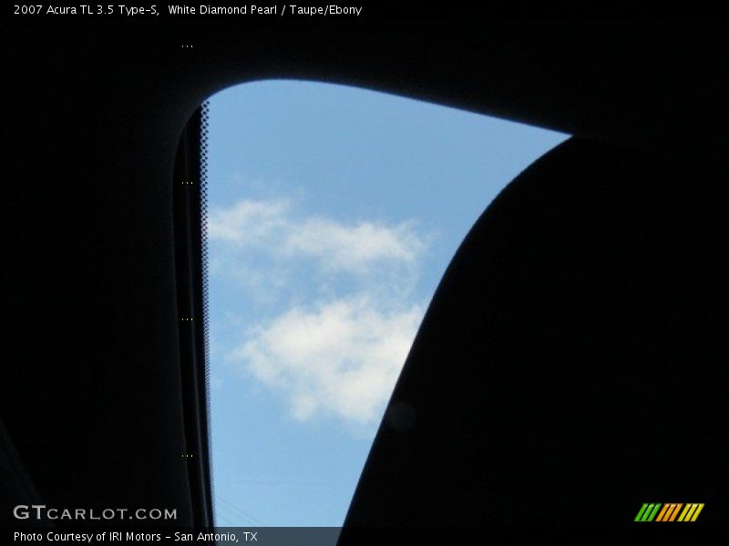 White Diamond Pearl / Taupe/Ebony 2007 Acura TL 3.5 Type-S
