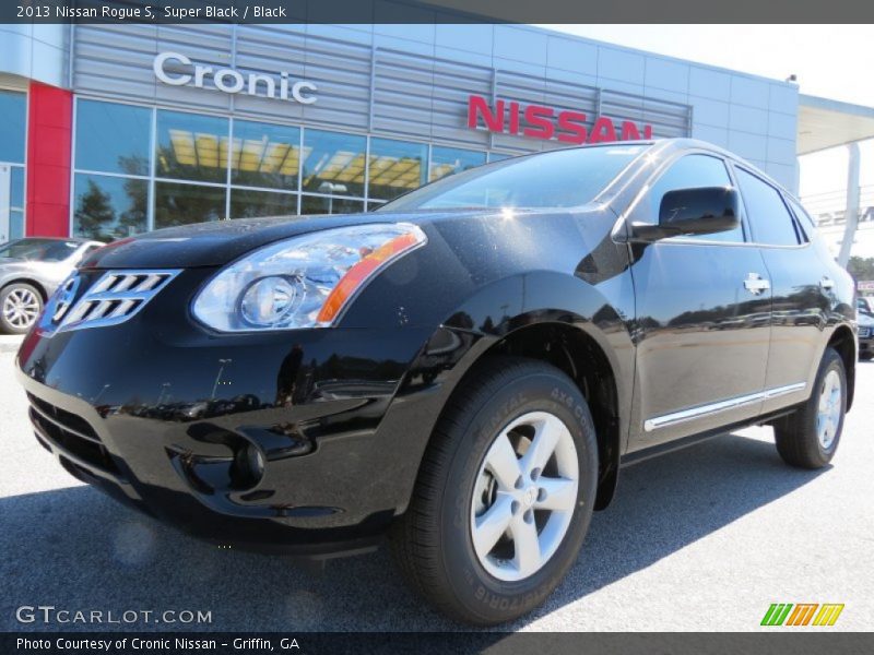 Super Black / Black 2013 Nissan Rogue S