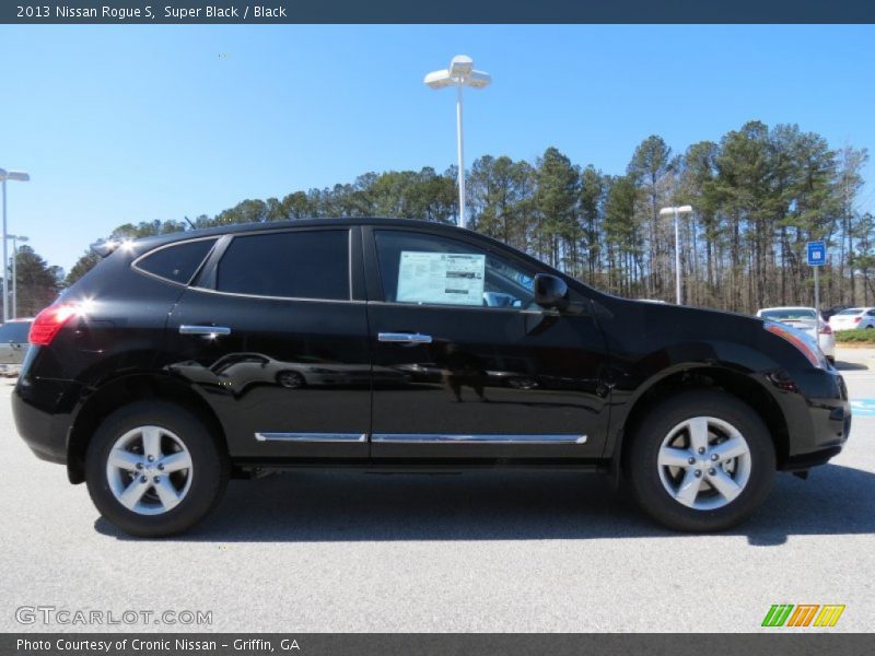 Super Black / Black 2013 Nissan Rogue S