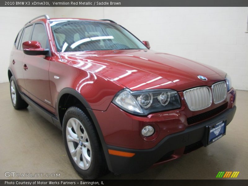 Front 3/4 View of 2010 X3 xDrive30i