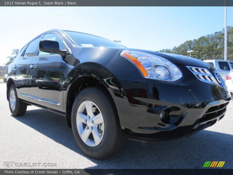 Super Black / Black 2013 Nissan Rogue S