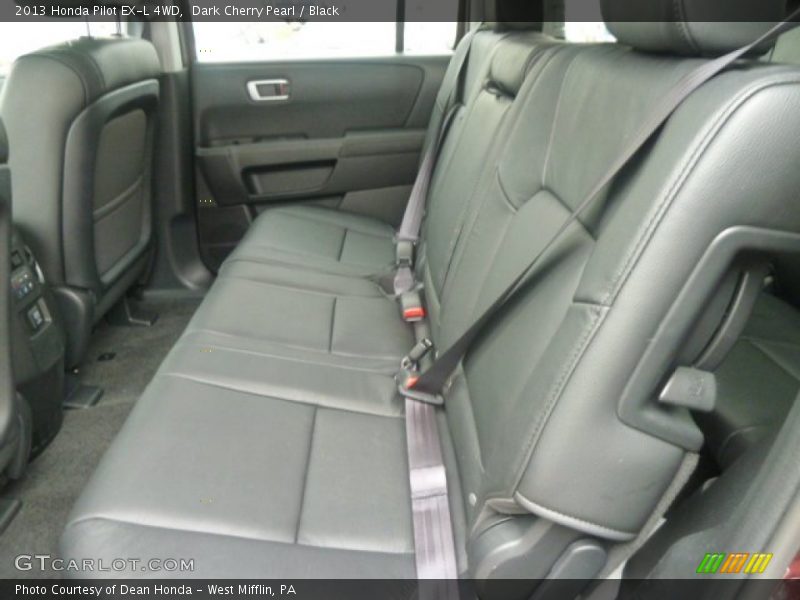 Dark Cherry Pearl / Black 2013 Honda Pilot EX-L 4WD