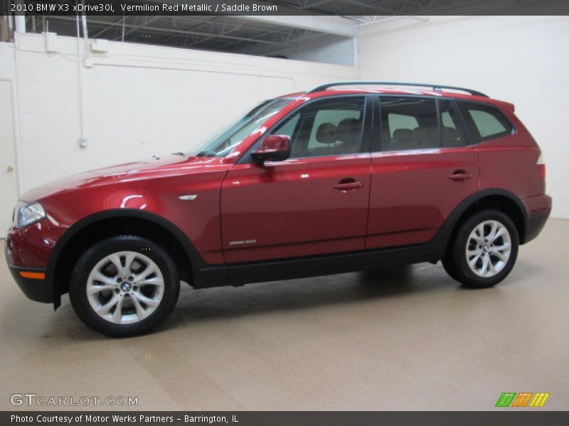  2010 X3 xDrive30i Vermilion Red Metallic