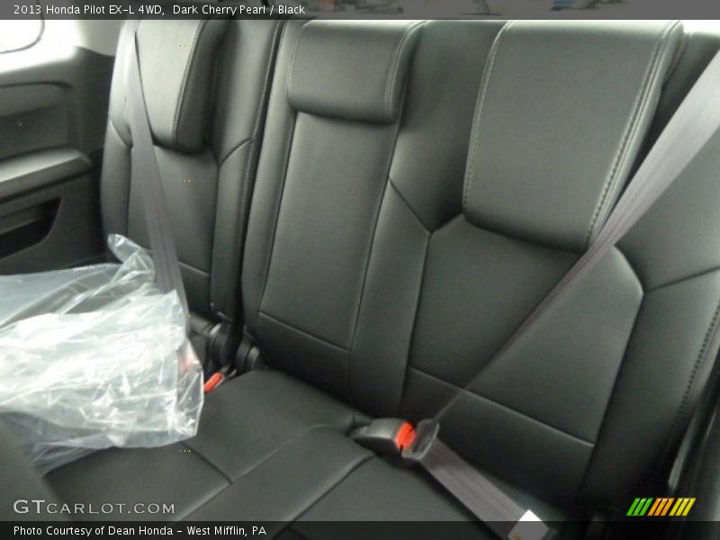 Dark Cherry Pearl / Black 2013 Honda Pilot EX-L 4WD